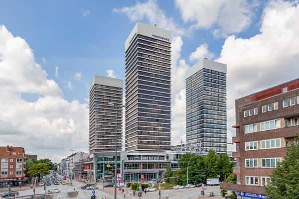 Architekturfotografie Hamburg - Mundsburg Tower Apartments